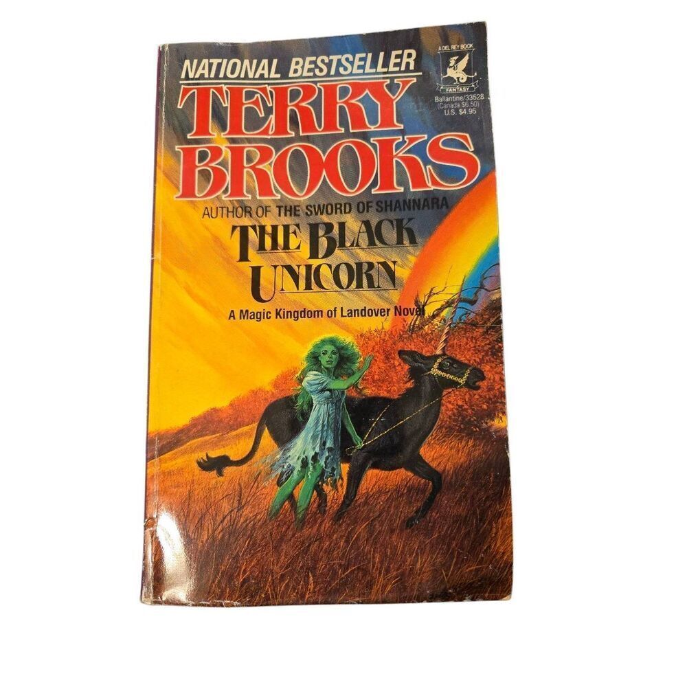 The black Unicorn by Terry Brooks - and Del ray book - isbn 0345335287